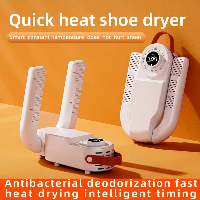 Séchoir à chaussures intelligent HOMEFISH, séchage rapide, désodorisant, stérilisant, minuterie réglable, chauffe-chaussures et réchauffeur domestique